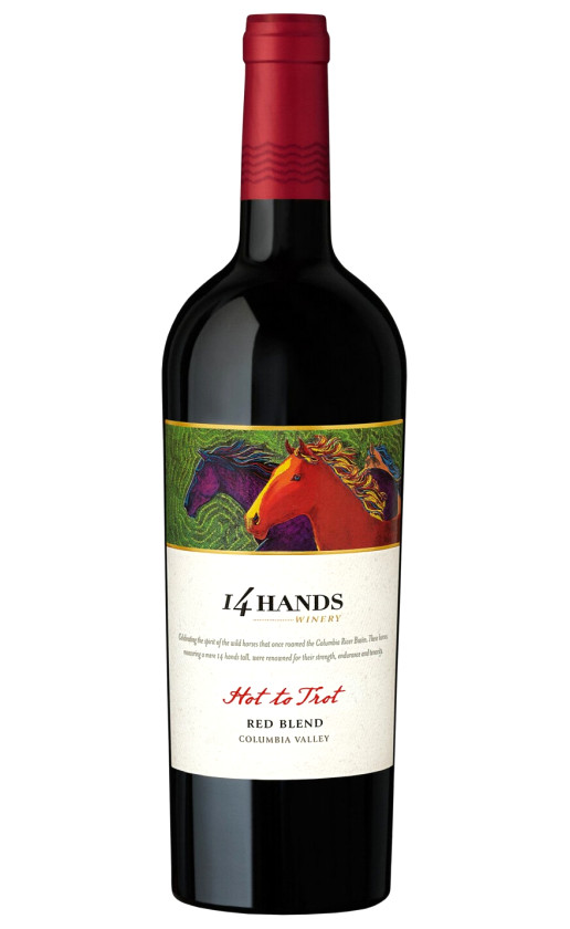 Вино 14 Hands Hot to Trot Red Blend 2015