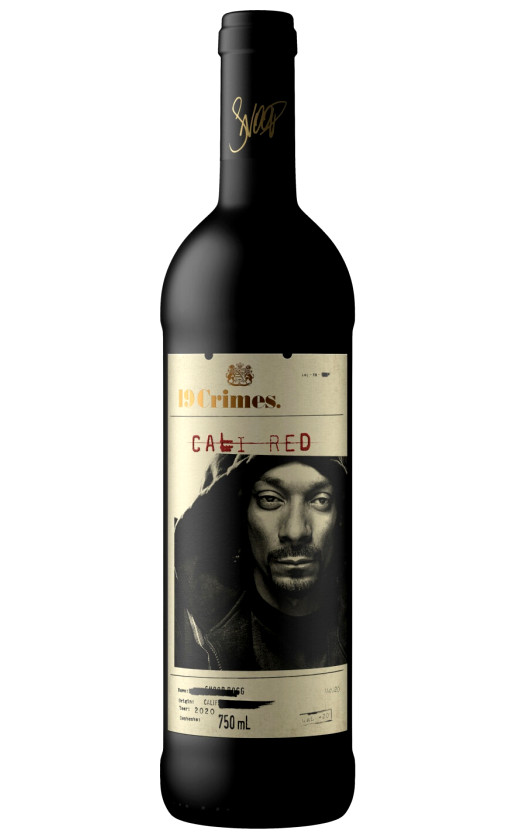 Wine 19 Crimes Snoop Cali Red 2020
