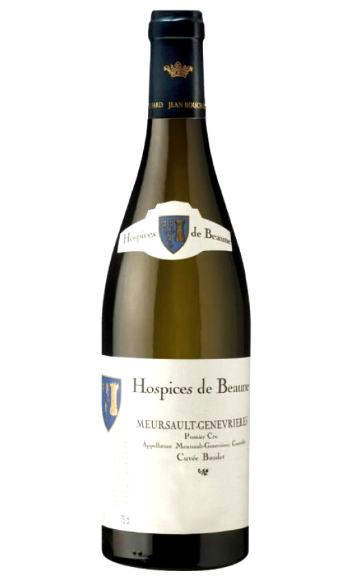 Вино Aegerter Hospices de Beaune Meursault-Genevrieres Premier Cru Cuvee Baudot 2009