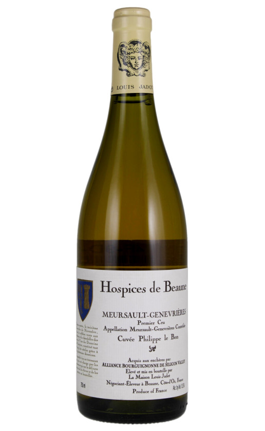 Вино Aegerter Meursault-Genevrieres 1er Cru Hospices de Beaune Cuvee Philippe le Bon 2011
