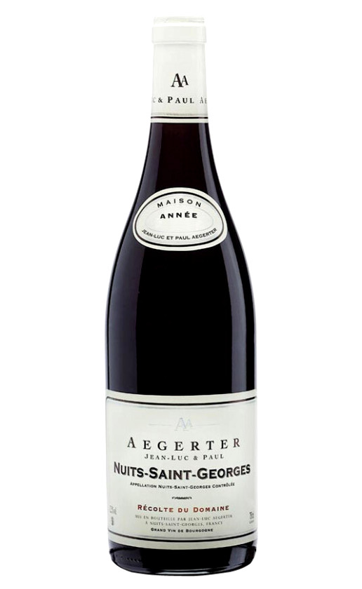 Wine Aegerter Recolte Du Domaine Nuits Saint Georges 2000