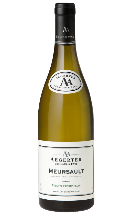 Wine Aegerter Reserve Personnelle Meursault Aoc 2016