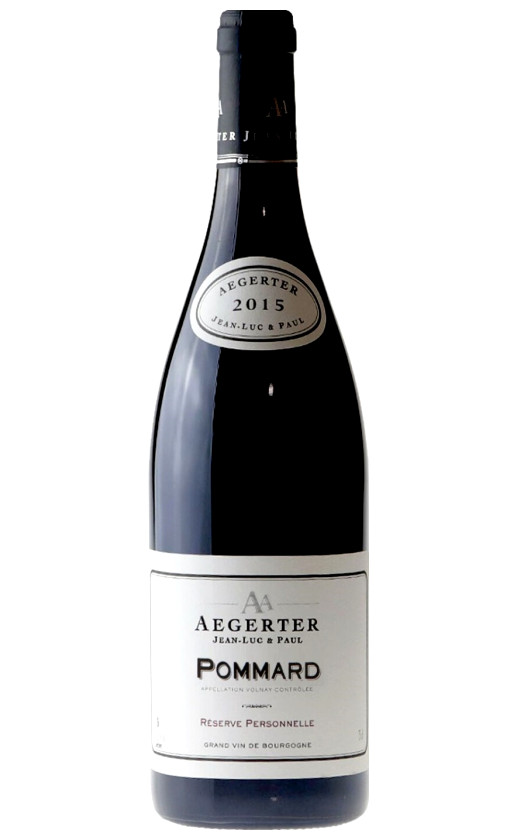 Wine Aegerter Reserve Personnelle Pommard 2015