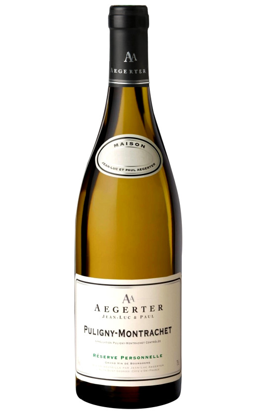 Вино Aegerter Reserve Personnelle Puligny-Montrachet 2016