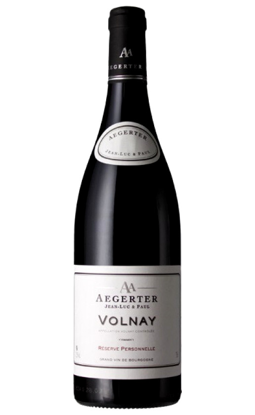 Wine Aegerter Reserve Personnelle Volnay Aoc 2015