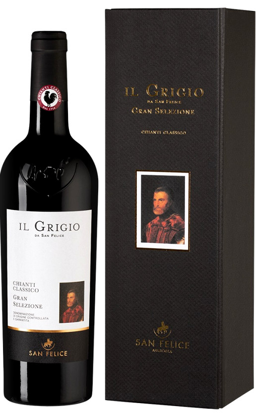 Wine Agricola San Felice Il Grigio Gran Selezione Chianti Classico 2016 Gift Box