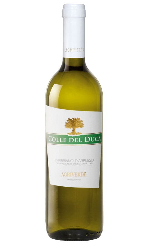 Wine Agriverde Colle Del Duca Trebbiano Dabruzzo 2013