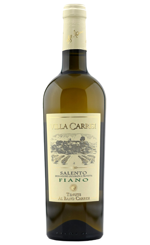 Wine Al Bano Carrisi Villa Carrisi Fiano Salento 2018