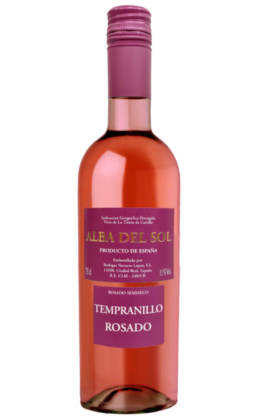 Wine Alba Del Sol Tempranillo Rosado Tierra De Castilla