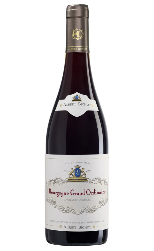 Wine Albert Bichot Bourgogne Grand Ordinaire 2012