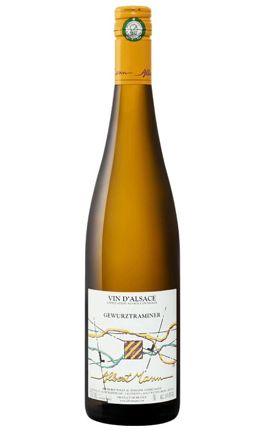 Вино Albert Mann Gewurztraminer Alsace 2019