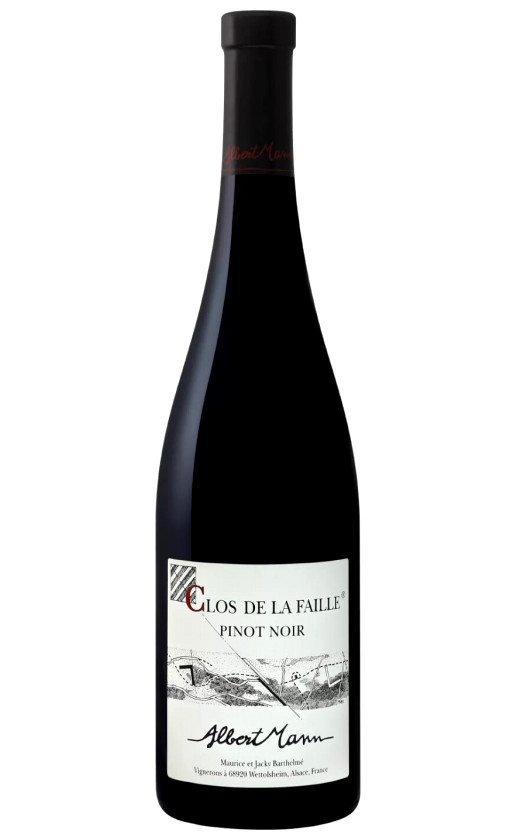 Wine Albert Mann Pinot Noir Clos De La Faille Alsace 2019