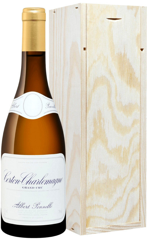 Wine Albert Ponnelle Corton Charlemagne Grand Cru 2018 Wooden Box