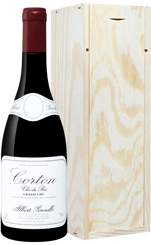 Wine Albert Ponnelle Corton Grand Cru Clos Du Roi 2016 Wooden Box