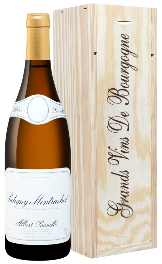 Вино Albert Ponnelle Puligny-Montrachet 2018 wooden box