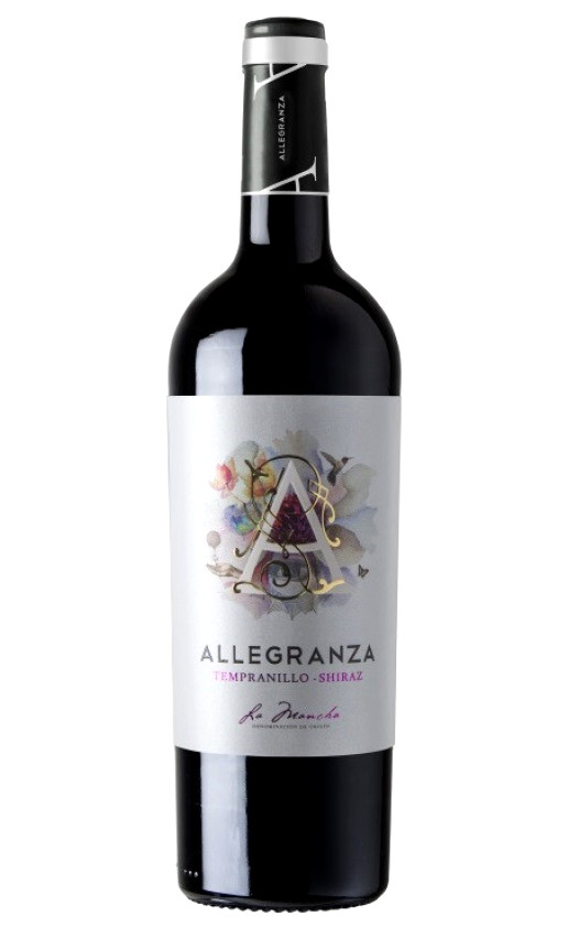 Wine Allegranza Tempranillo Shiraz La Mancha 2018