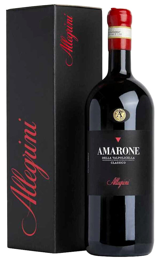 Вино Allegrini Amarone della Valpolicella Classico 2017 gift box