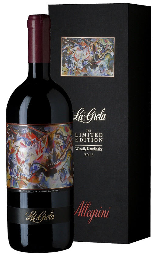 Wine Allegrini La Grola Limited Edition Wassily Kandinsky Veronese 2013 Gift Box