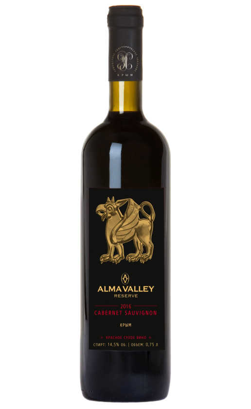Wine Alma Valley Reserve Cabernet Sauvignon 2016
