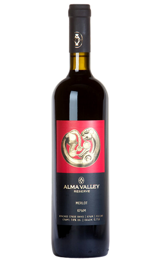 Wine Alma Valley Reserve Merlot 2014