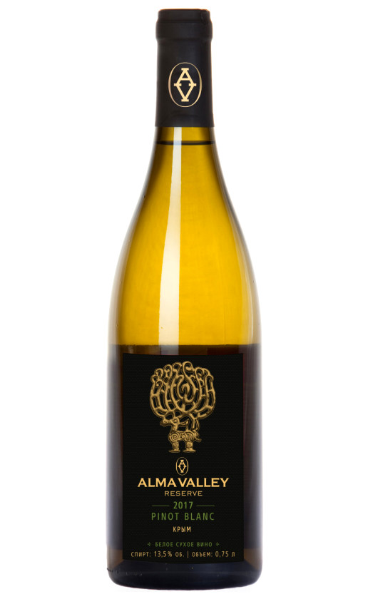 Wine Alma Valley Reserve Pinot Blanc 2017