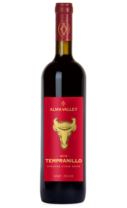 Вино Alma Valley Tempranillo 2019