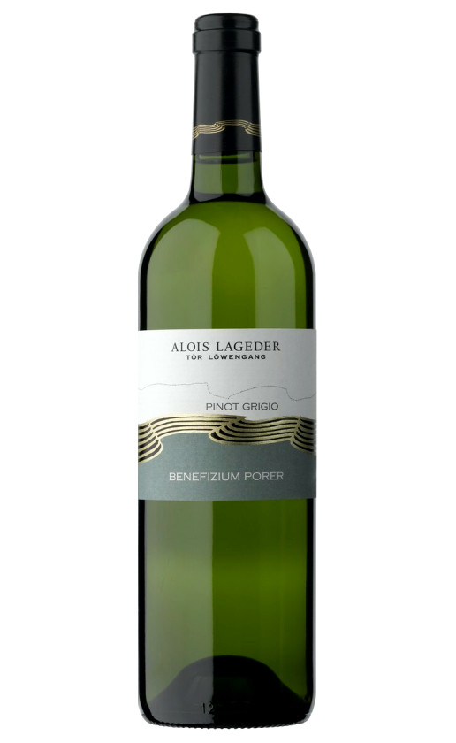 Wine Alois Lageder Benefizium Porer Pinot Grigio 2010