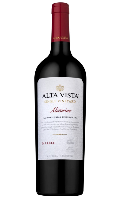 Вино Alta Vista Single Vineyard Alizarine Malbec 2015