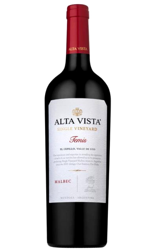 Вино Alta Vista Single Vineyard Temis Malbec 2015