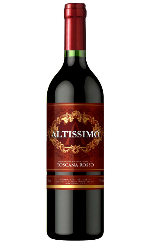 Wine Altissimo Rosso Toscana