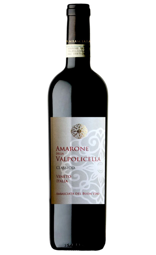 Wine Ambasciata Del Buon Vino Amarone Della Valpolicella Classico