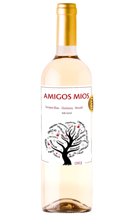 Wine Amigos Mios Sauvignon Blanc Chardonnay Moscatel