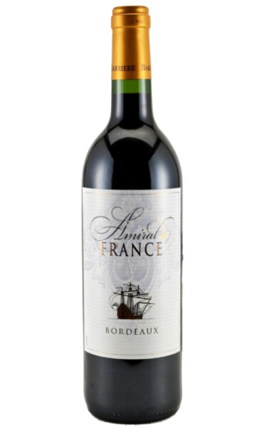Wine Amiral De France Rouge Bordeaux 2009