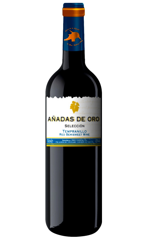 Wine Anadas De Oro Tempranillo Semisweet