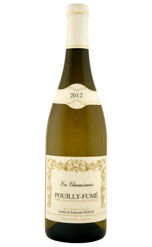 Wine Andre Edmond Figeat Pouilly Fume Les Chaumiennes 2012