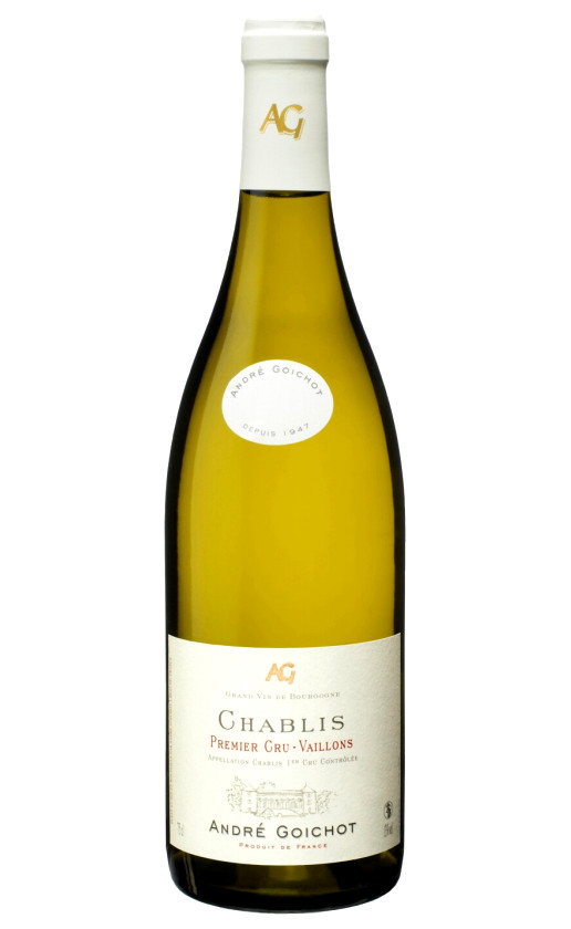 Wine Andre Goichot Chablis Premier Cru Vaillons 2011