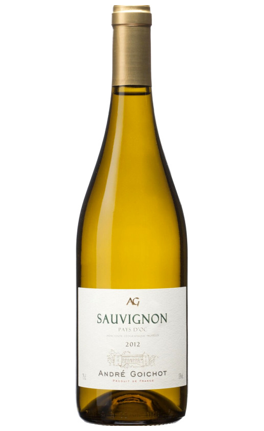 Wine Andre Goichot Sauvignon Pays Doc 2012