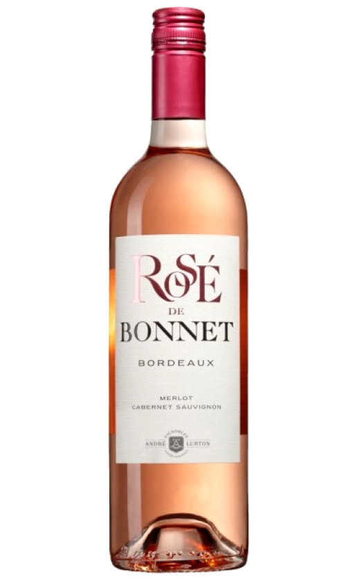 Wine Andre Lurton Rose De Bonnet Bordeaux 2018