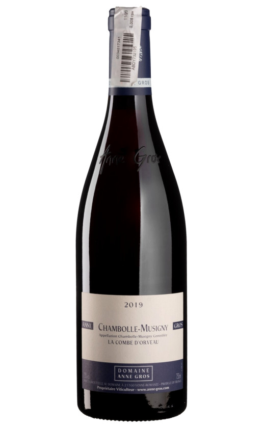 Anne Gros Chambolle Musigny La Combe d'Orveau 2019