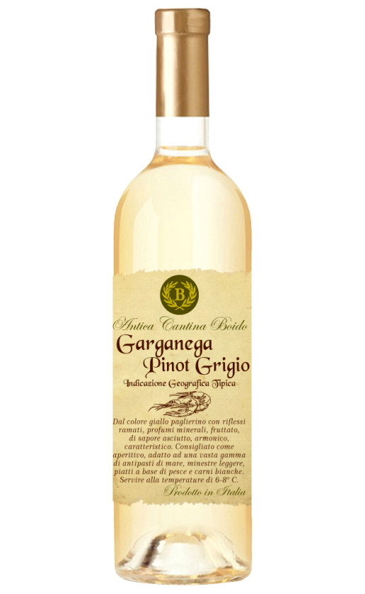 Wine Antica Cantina Boido Garganega Pinot Grigio Veneto