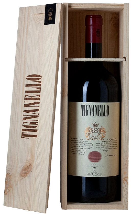 Вино Antinori Tignanello Toscana 2018 wooden box