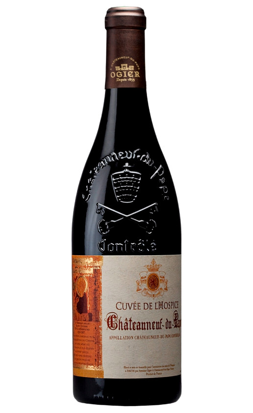 Wine Antoine Ogier Chateauneuf Du Pape Cuvee De Lhospice 2015