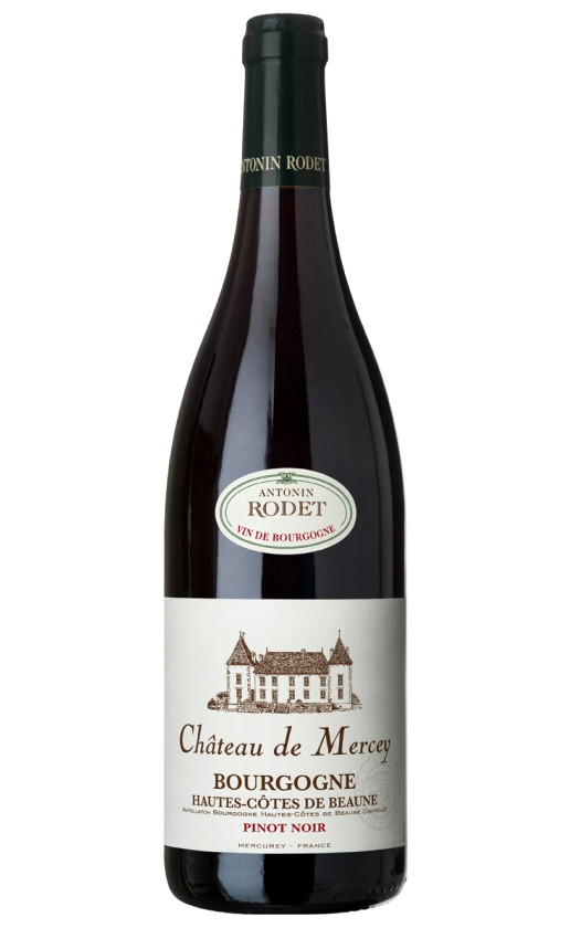 Вино Antonin Rodet Chateau de Mercey Bourgogne Pinot Noir 2016