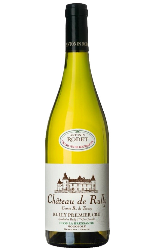 Вино Antonin Rodet Chateau de Rully Comte R. de Ternay Rully Premier Cru Clos La Bressande Monopole 2017