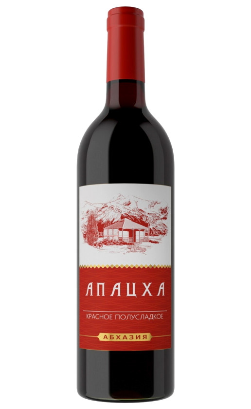 Wine Apacxa Krasnoe Polusladkoe