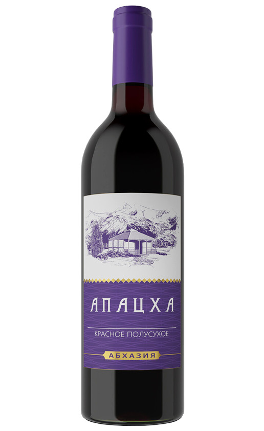 Wine Apacxa Krasnoe Polusuxoe