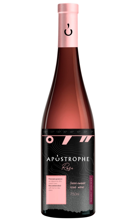 Wine Apostrophe Rose Semi Sweet