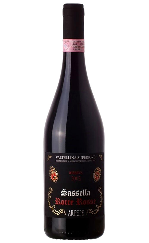 Wine Ar Pe Pe Sassella Rocce Rosse Riserva Valtellina Superiore 2002