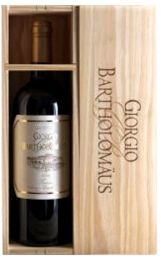 Wine Argentiera Giorgio Bartholomaus 2006 Wooden Box