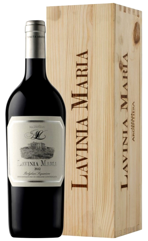 Wine Argentiera Lavinia Maria Bolgheri 2012 Wooden Box